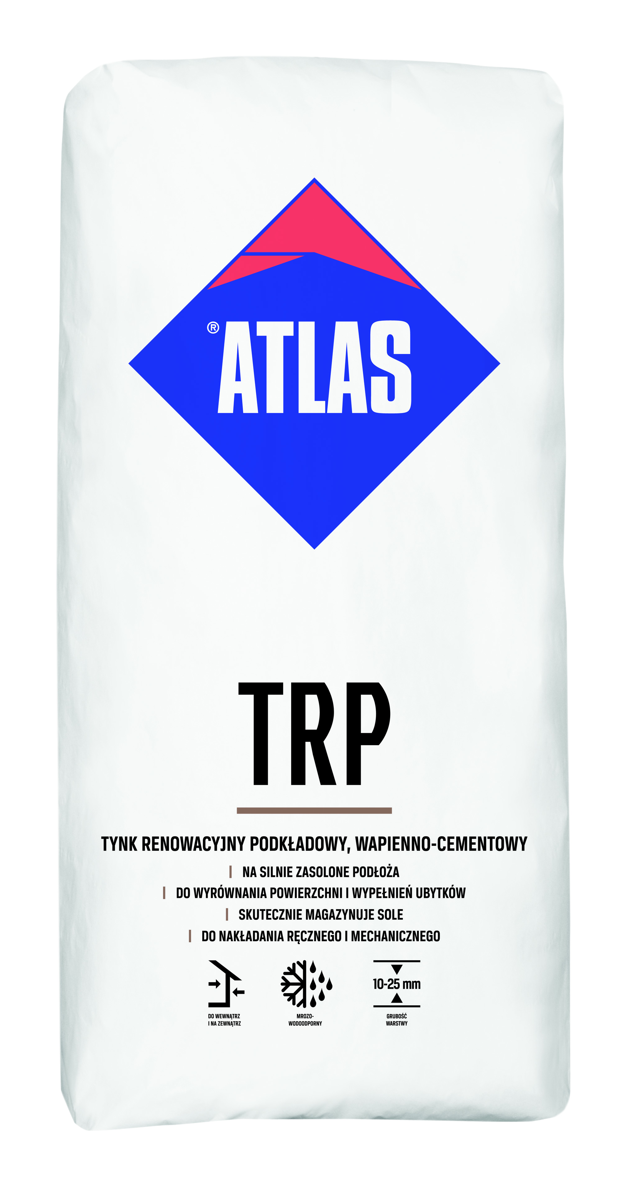 ATLAS TRP/25kg - Sanačná omietka 42ks/pal - Parapetrol