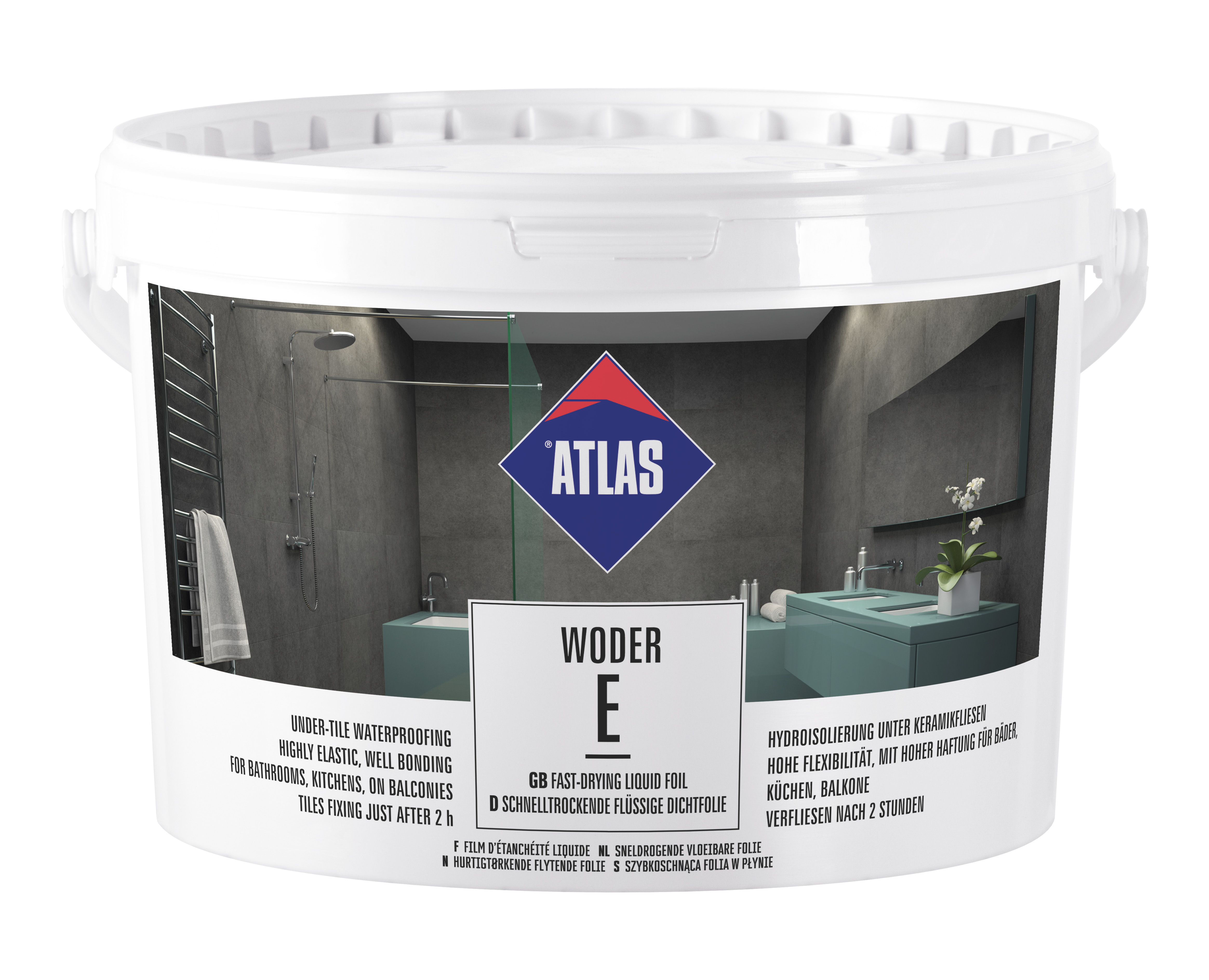 ATLAS Woder E vodotesná elastická fólia/2kg - Parapetrol