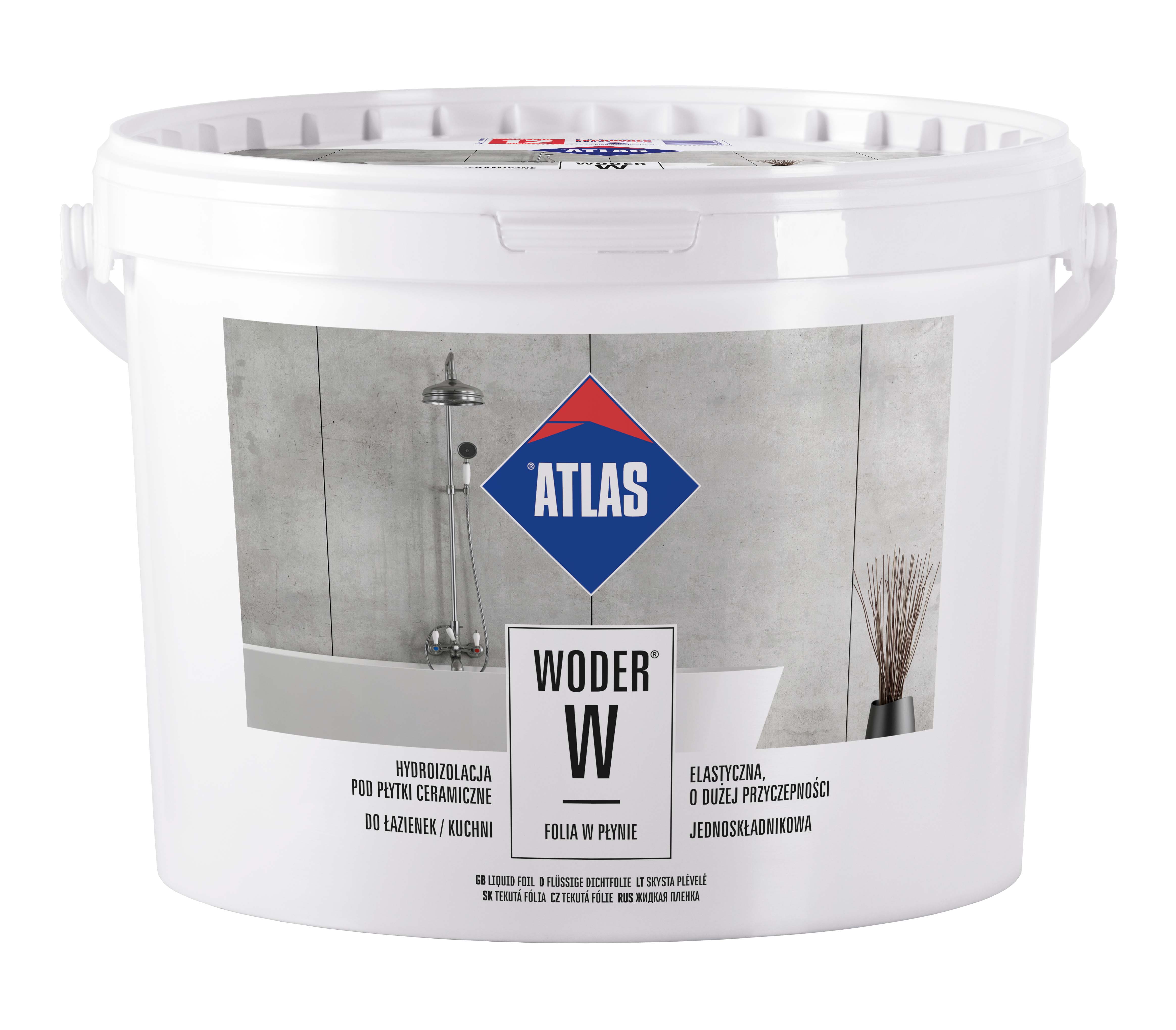 ATLAS Woder W elastická jednozložk.hydroiz./10kg - Parapetrol