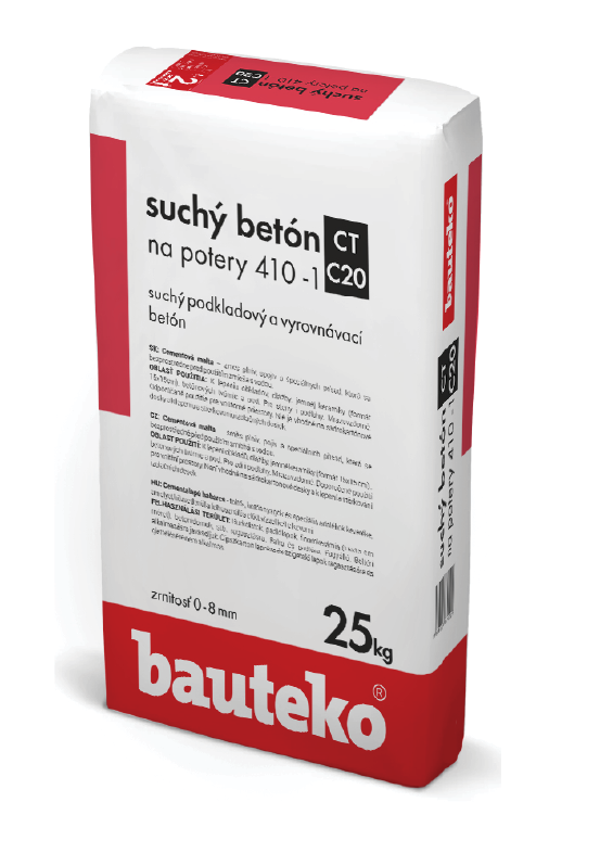 BAUTEKO suchý betón na potery 410-1/25 - Parapetrol