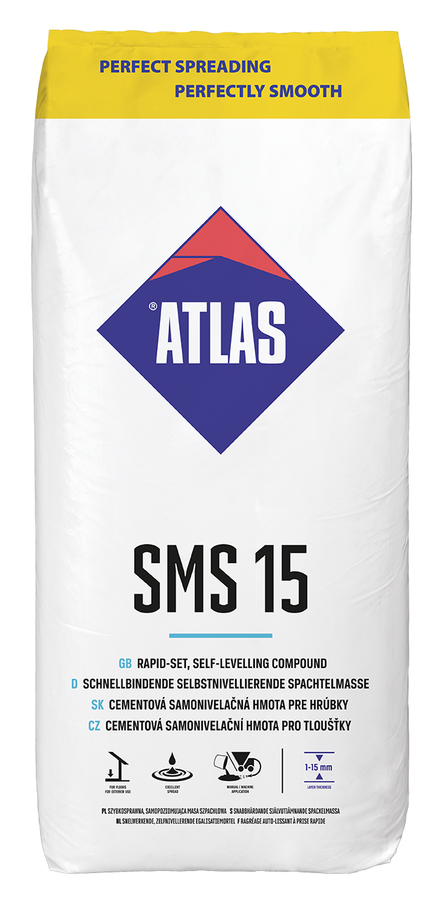 ATLAS SMS 15 (nivelačka cementová 1-15mm)/25kg - Parapetrol