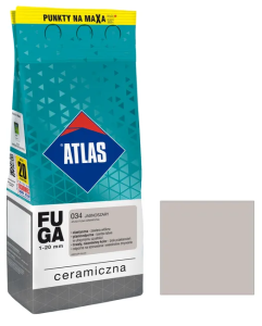 ATLAS KERAMICKÁ škárovacia hmota 1-20mm 034 svetlošedá/2kg - Parapetrol