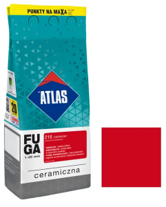 ATLAS KERAMICKÁ škárovacia hmota 1-20mm 216 červená/2kg - Parapetrol