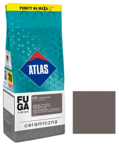 ATLAS KERAMICKÁ škárovacia hmota 1-20mm 036 tmavo šedá/5kg - Parapetrol
