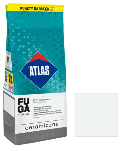 ATLAS KERAMICKÁ škárovacia hmota 1-20mm 200 studená biela/2kg - Parapetrol