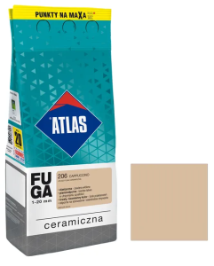 ATLAS KERAMICKÁ škárovacia hmota 1-20mm 206 CAPPUCCINO/2kg - Parapetrol