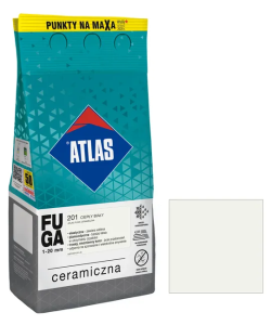 ATLAS KERAMICKÁ škárovacia hmota 1-20mm 201 teplá biela/5kg - Parapetrol
