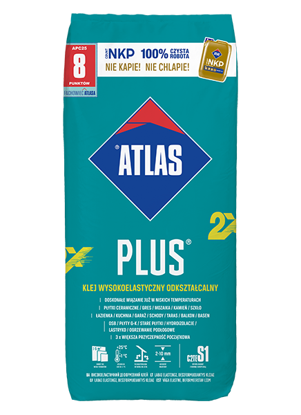 ATLAS Plus vysoko flex. lepidlo s priečnou deformáciou C2TE S1/25kg