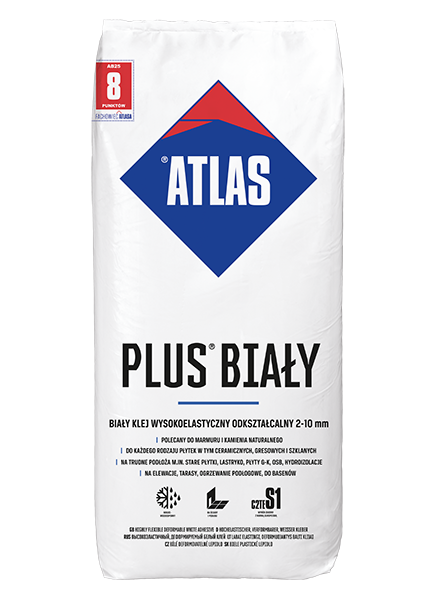 ATLAS Plus biely vysoko flex. lepiaca malta C2TE S1/25kg