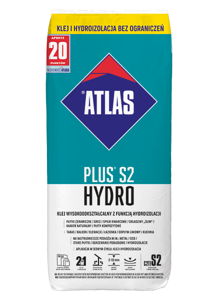 ATLAS Plus S2 hydro/15kg 54ks/pal