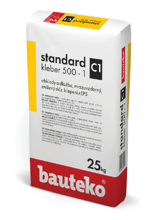 BAUTEKO štandard kleber 500-1/25kg