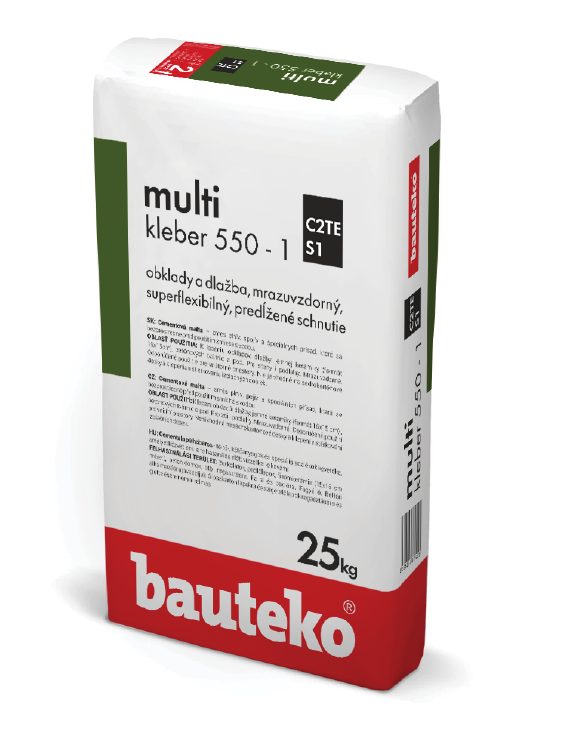 BAUTEKO multi kleber superflexibilný 550-1/25