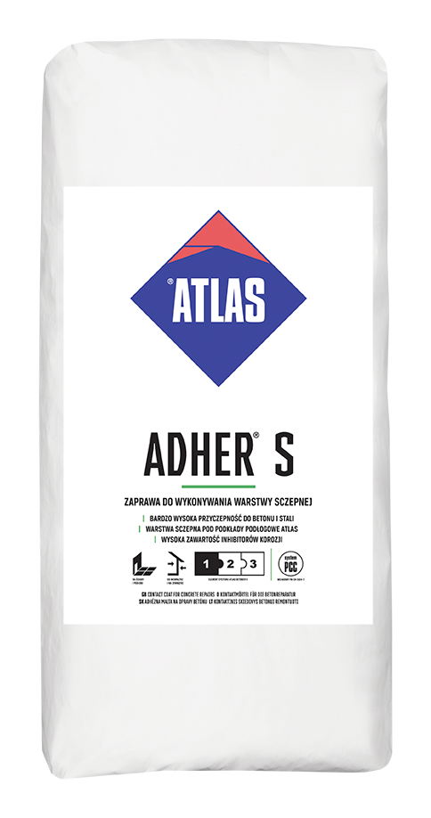 ATLAS ADHER S spojovacia vrstva na opravu betónu/25kg
