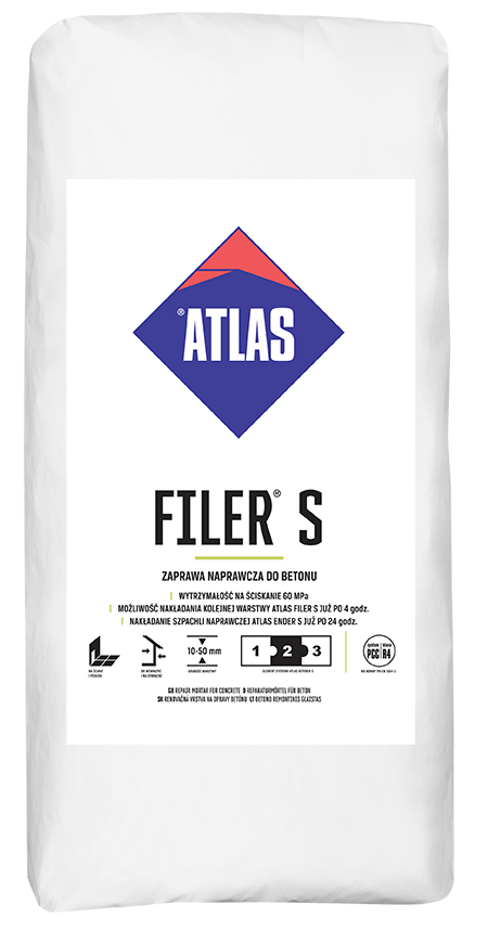 ATLAS FILER S opravná malta na betón/25kg