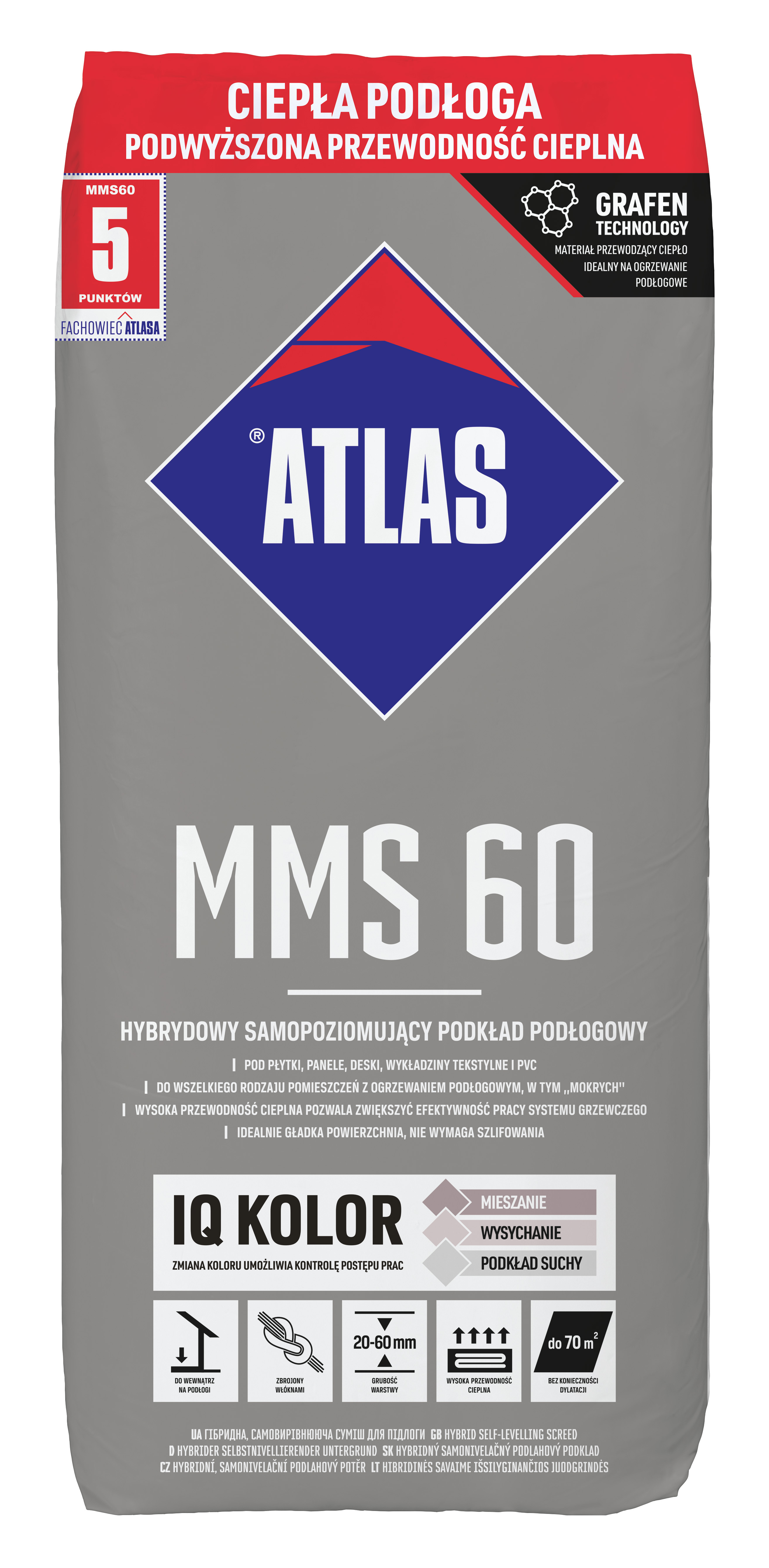 ATLAS MMS 60/25kg 48ks/pal
