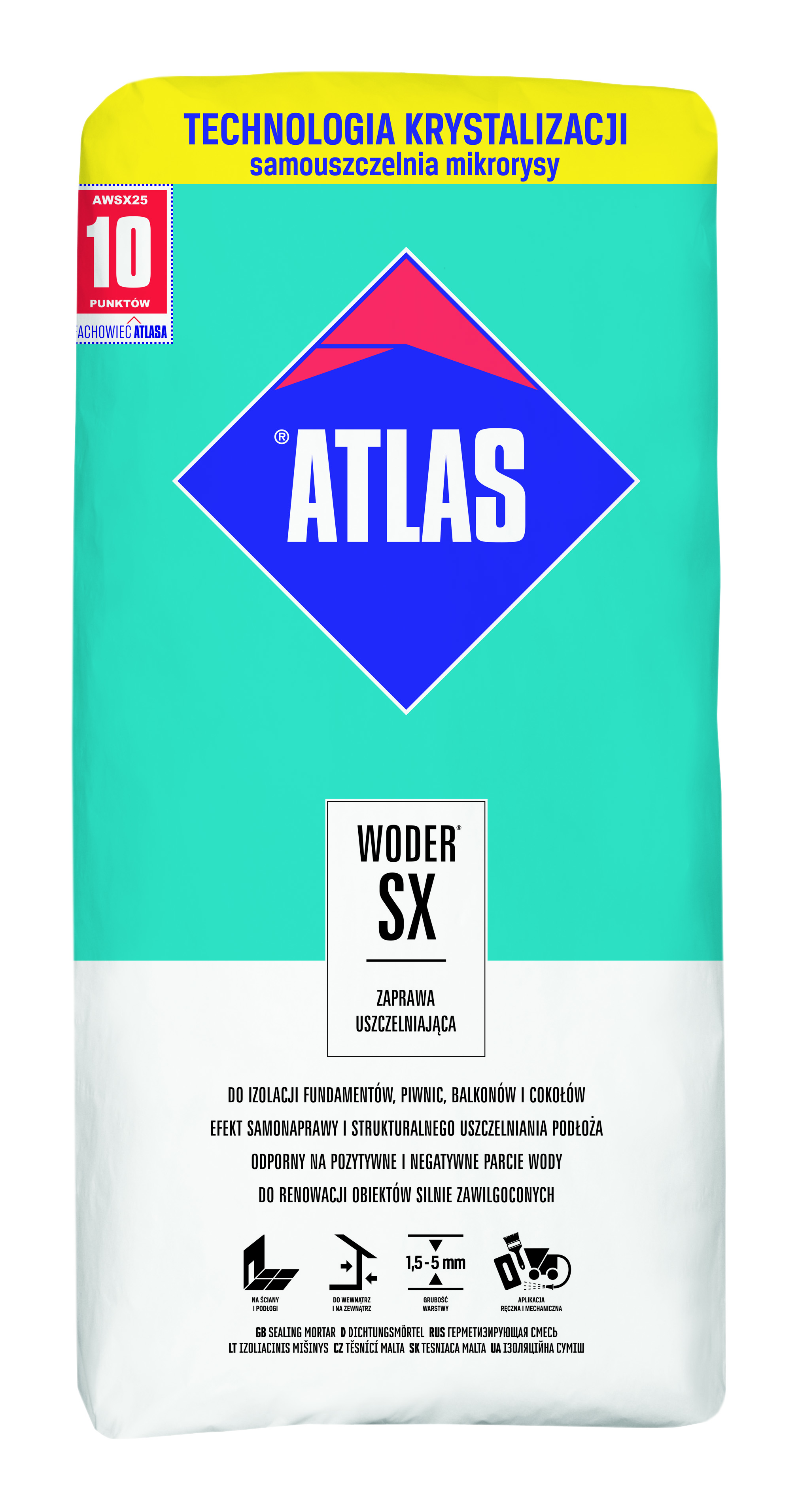 ATLAS Woder SX Tesniaca hmota/25 kg