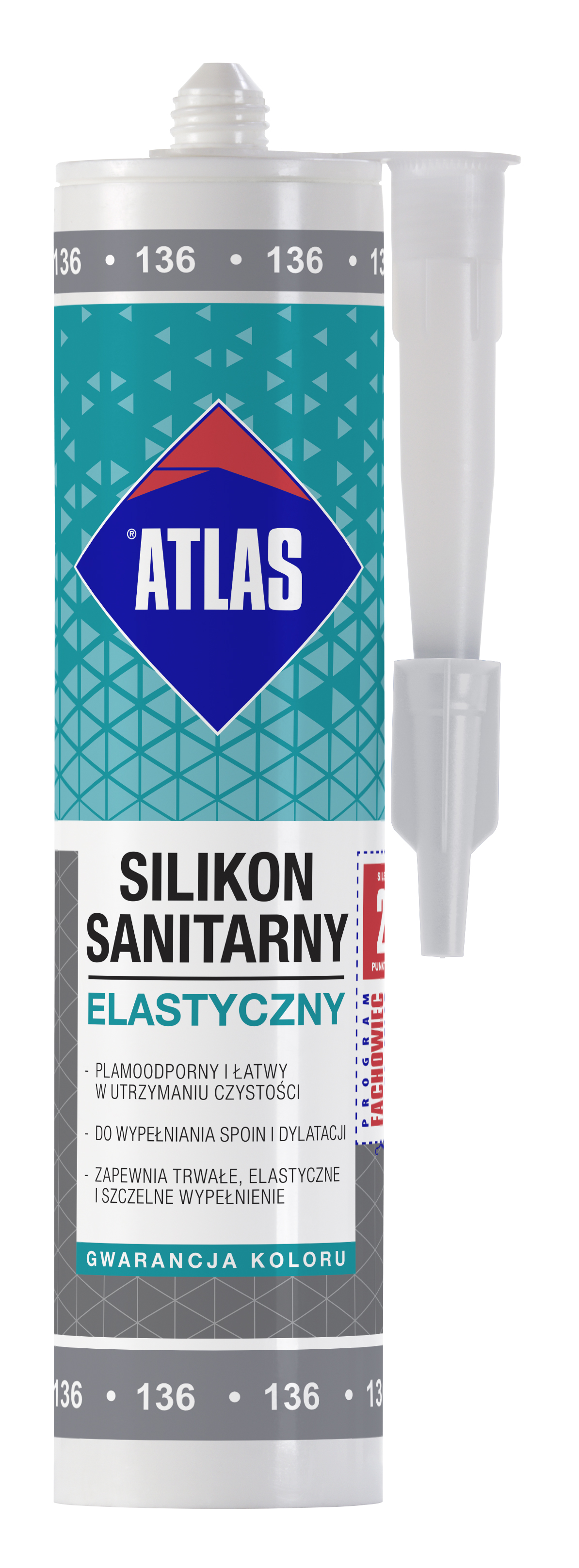 ATLAS elastický silikon 018 pastelová bež/280 ml