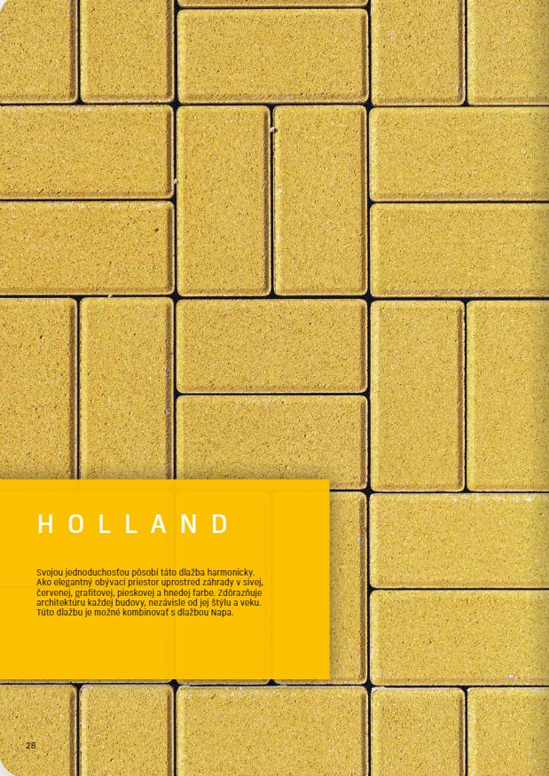 STADREKO Holland 6 20x10x6 piesková 